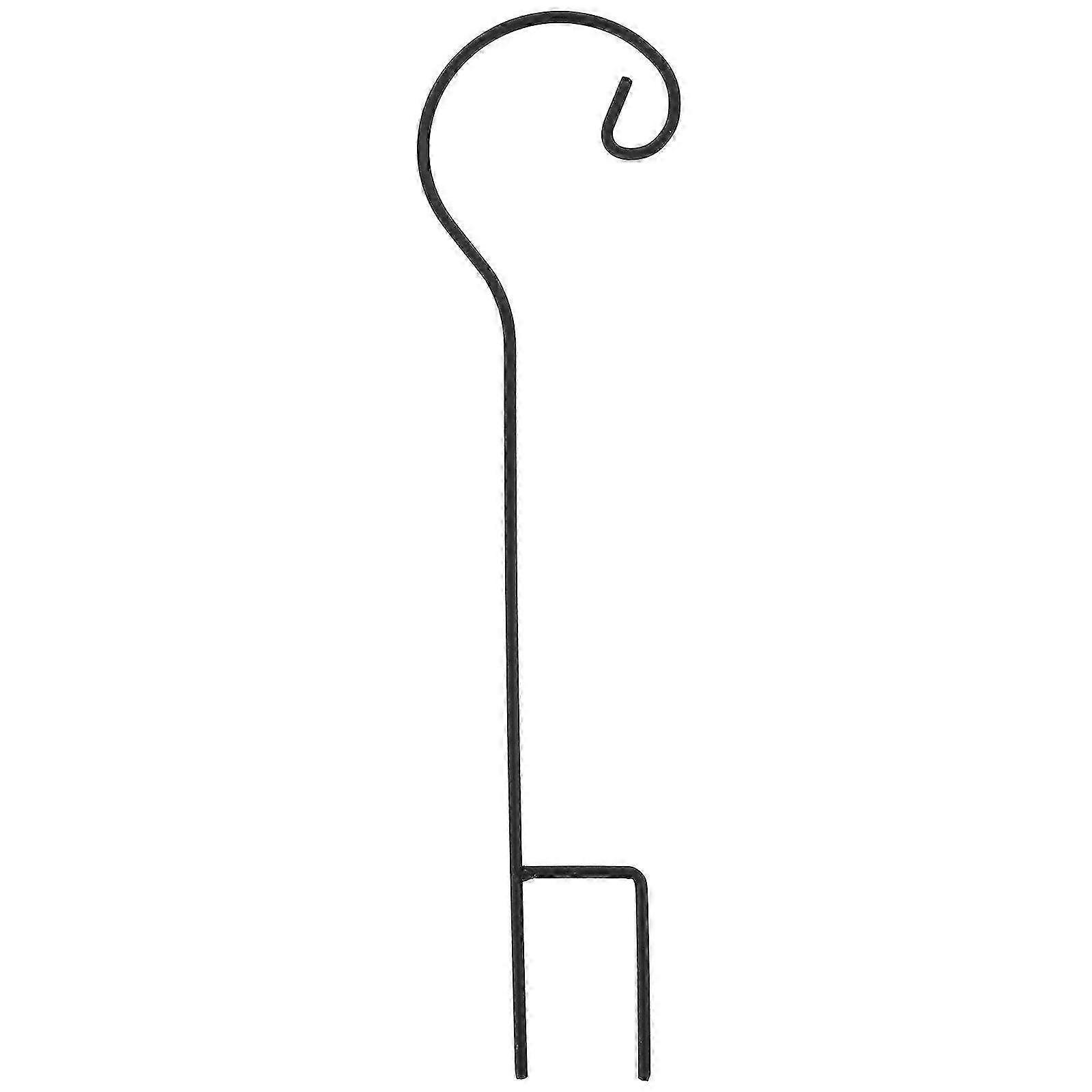 4Pcs Metal Hooks Shepherd Hooks Yard Ground Hooks Backyard Inserting Hooks Small Shepherd Hooks