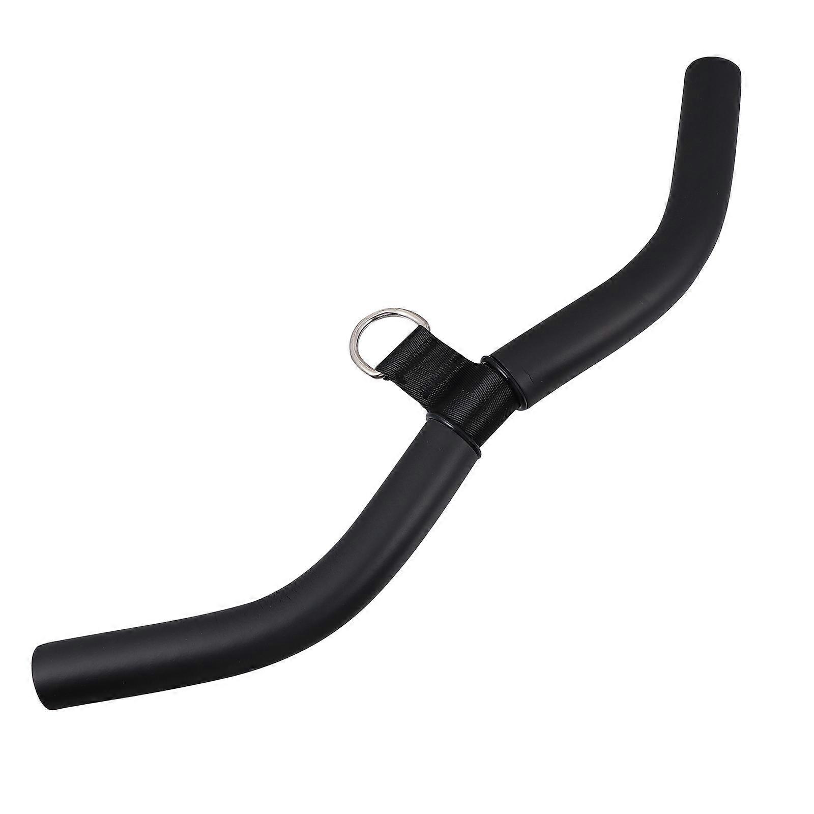 Black Pull Down Bar Muscle Pull Rod for Exercising Use 2Pcs Tool