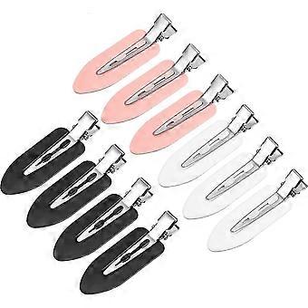 10 pcs Makeup Hair Clip No Crease Hair Clip No Bend Hair Clips Curl Pin Clips for Bangs Finger Waves Makeup Application Hairdressing Hairpins for-zkhj