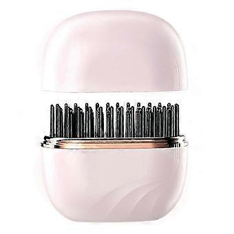 Wireless Portable Mini Hair Straightener Brush, Fast Heating, Anti-Scald, with Protective Case, Travel Essential