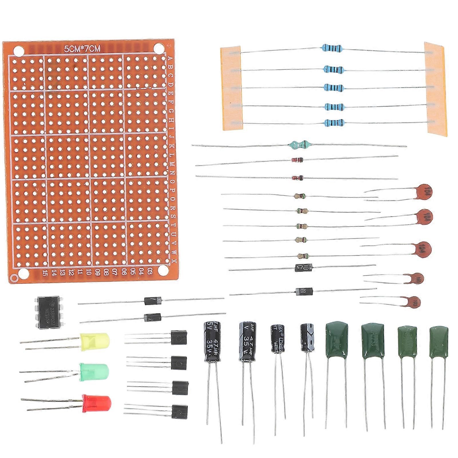 Basic Electronics Kit for Beginners with Breadboard Wiring Harness and Interactive Learning Components for DIY Projects and Electronic Experimentation