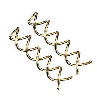 20pcs Spiral Bobby Hair Screw Hair Clip Mini Clip for DIY Hair Style (Gold)