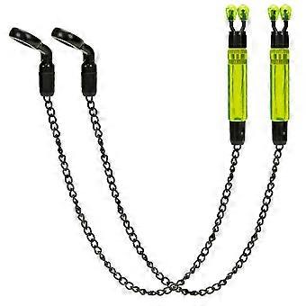 2pcs Bite Alarms Carp Fishing Swingers Bobbins for Fishing Alarm Indicator ,Chain Bite Alarm Fishing