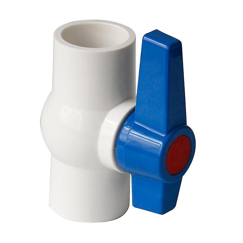 Repair Accessories 10pcs 32mm Pvc Ball Valve 1" Female Thread Globe Valve Water Supply Irrigation Garden Connectors Water Aquarium Hose Jointswhite