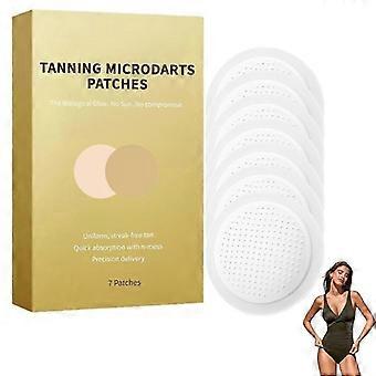 Tanning Microdarts Patch, 2026 Nieuwe geavanceerde Sun Free Glow Patch, zelfbruiningspleisters voor vrouwen en mannen
