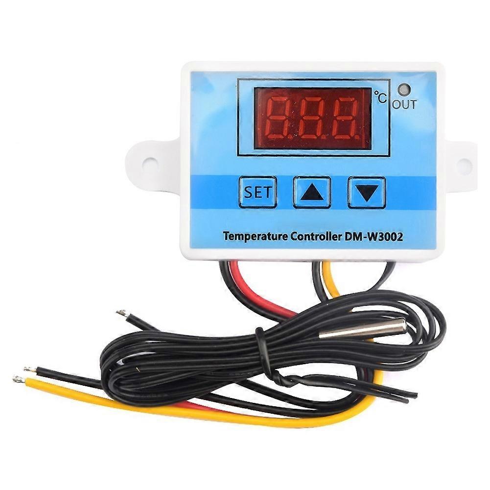 W3002 Temperature Controller Digital LED Thermostat Control Switch Thermoregulator Sensor Meter with Pro US Plug