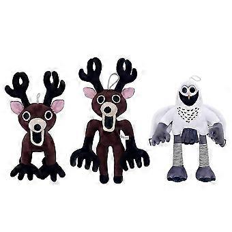 Versión 2026 99 Noches en el Bosque Ciervo Búho Peluche Muñeco de Peluche Suave Regalos de Navidad para Niños