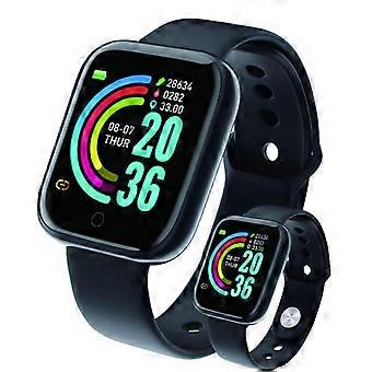Montre intelligente (répondre / passer un appel), montre intelligente à écran tactile de 1,3 « pour les téléphones Android et iOS avec moniteur de fréquence cardiaque, suivi de l’oxygène dans le sang, moniteur de sommeil, 