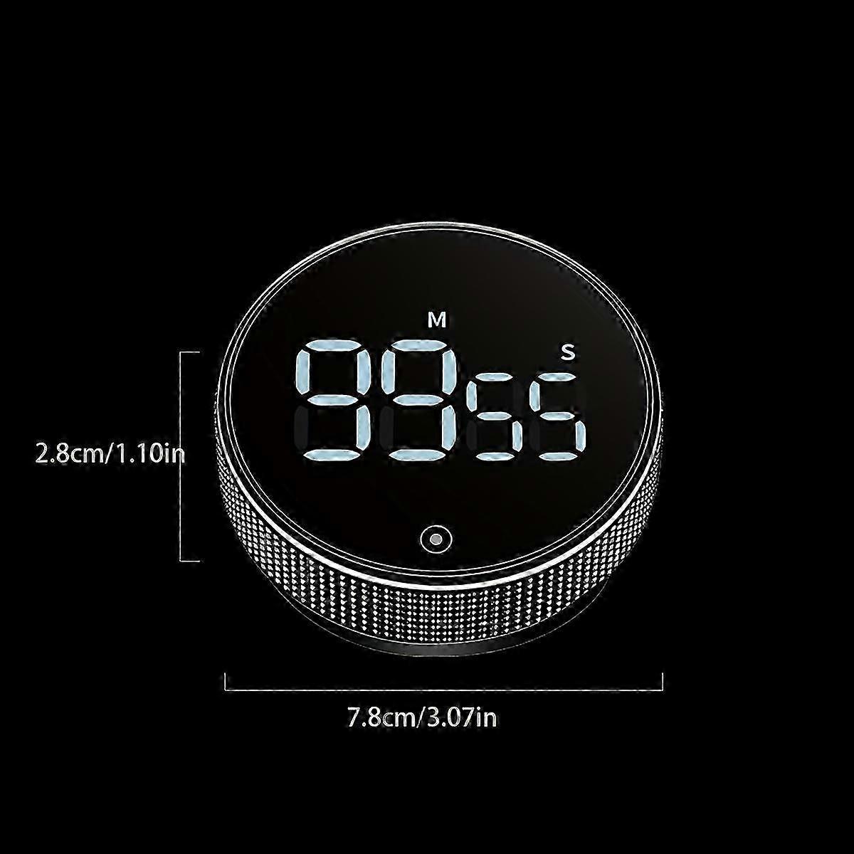 1pc Round Rotary Timer Multifunction Countdown Timer Kitchen Baking Time Manager