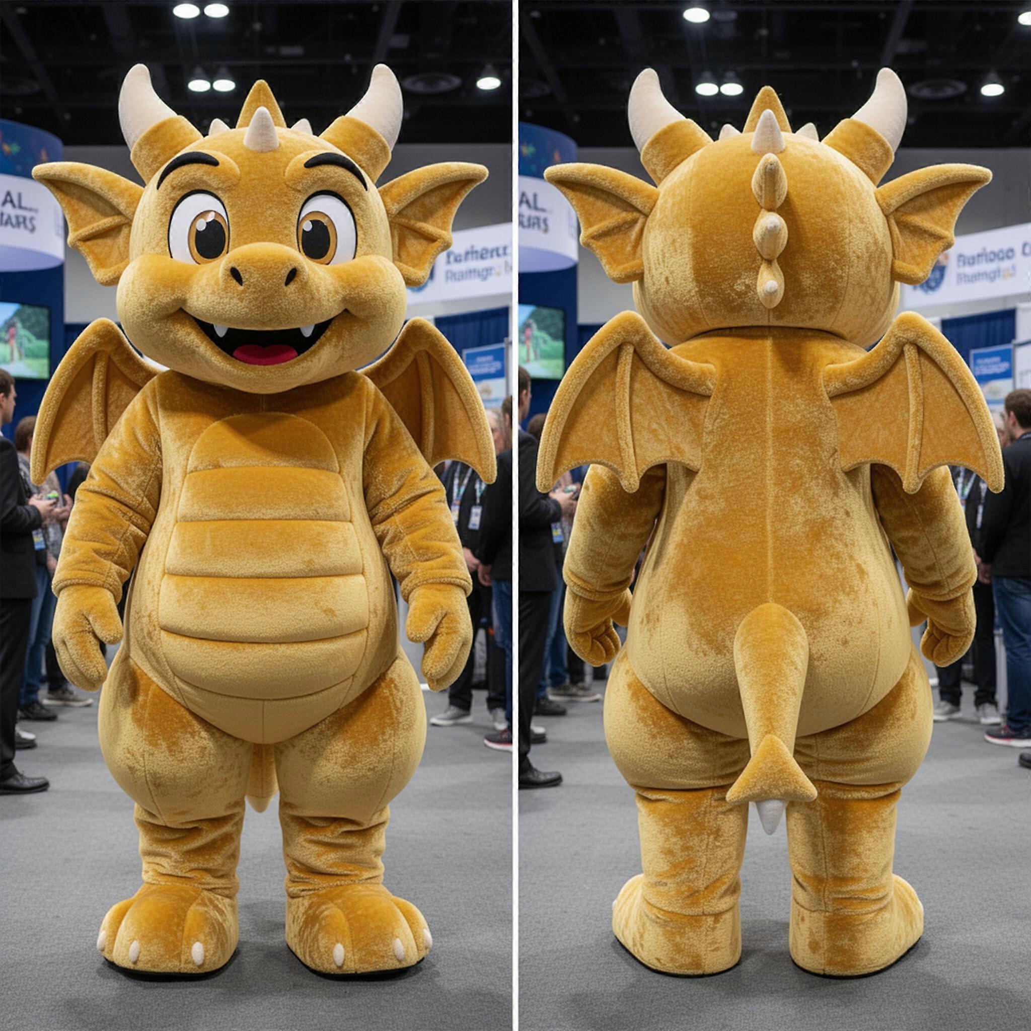 MASTICOT Golden Regal Gargoyle Mascot