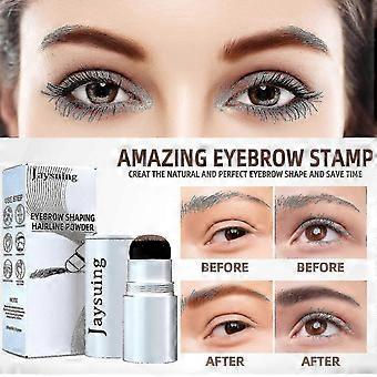 Jaysuing Of Eyebrow Printing Set Eyebrow Powder Hairline Portable Eyebrow Repair Shadow Re-hairline Modification Eyebrow style 3
