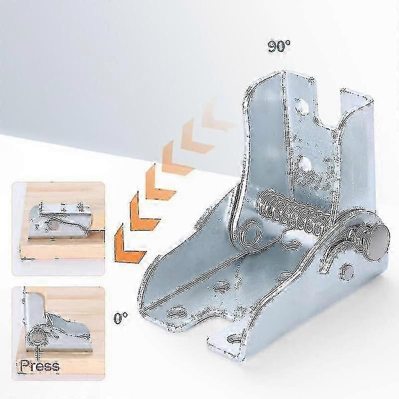 Folding Hinge Table Legs - 90 Degree Self-locking - Chair Extension Foldable - Hardware
