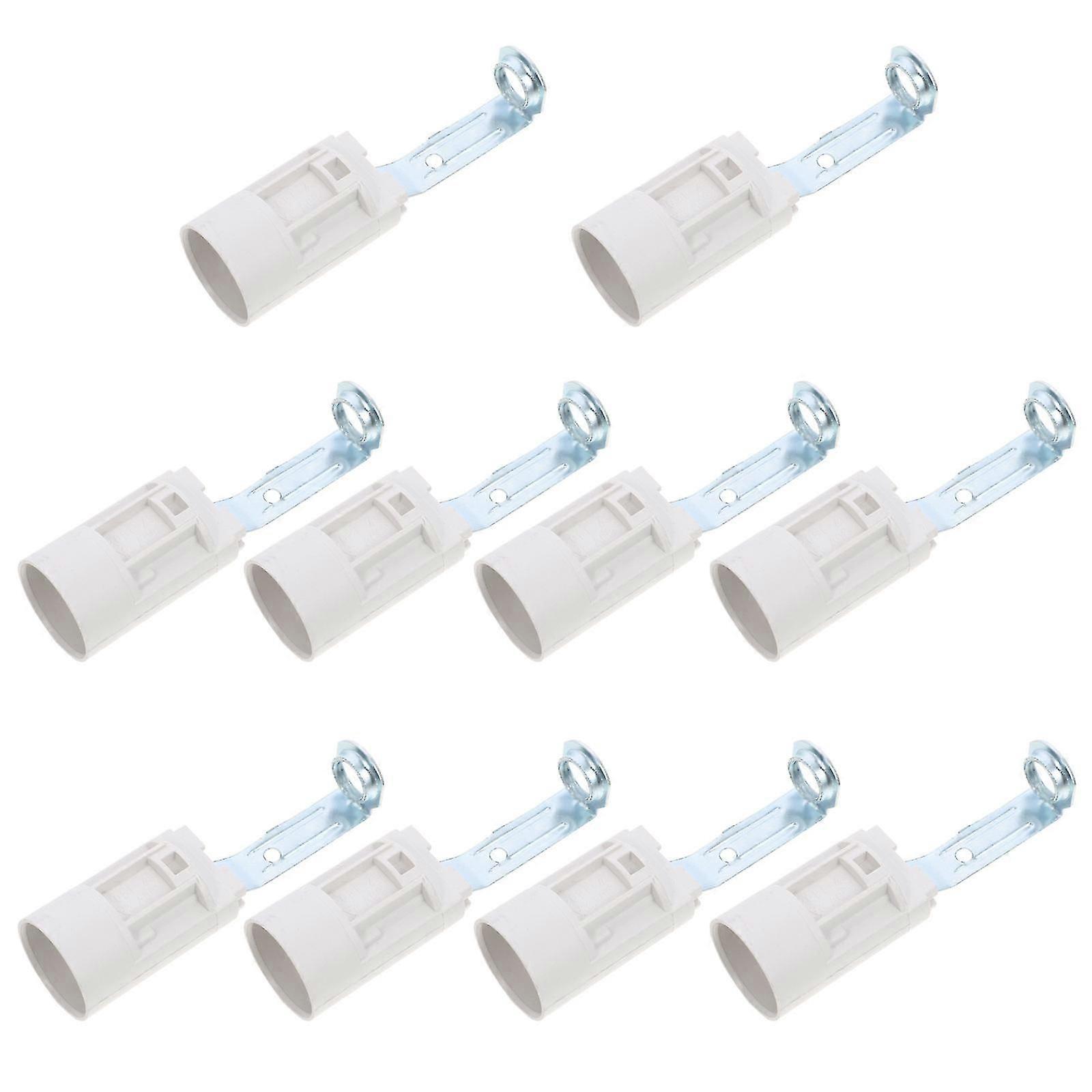 Candelabra Socket Replacement Light Holder for Lamp Use 10Pcs