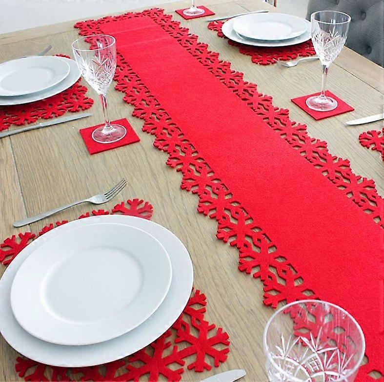 Felt Winter Coasters Heat-Insulating Dining