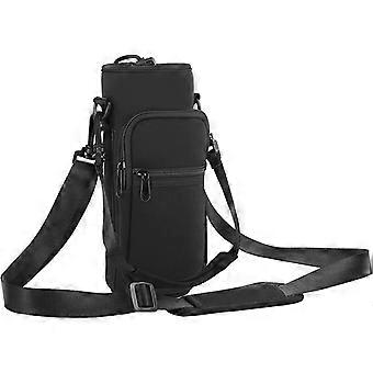 Water Bottle Holder with Strap 32oz Insulated Water Bottle Carrier Sling Bag with Phone Pocket Crossbody