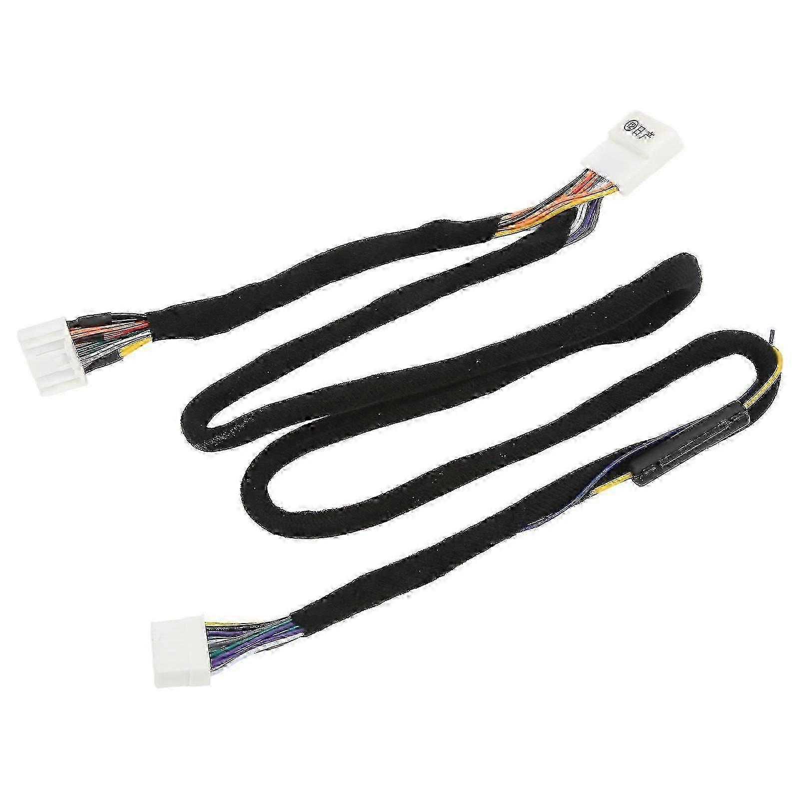 Car DSP Amplifier Interface Wire Harness Plug 12V 15A Stable Connection Clear Sound