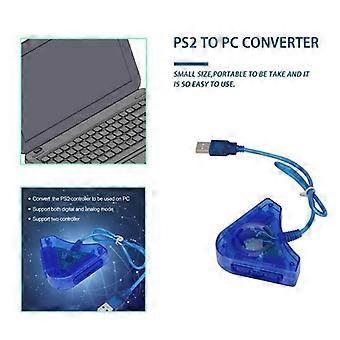 USB Dual Player Converter Adapter kabel voor Ps2 USB Game Controller