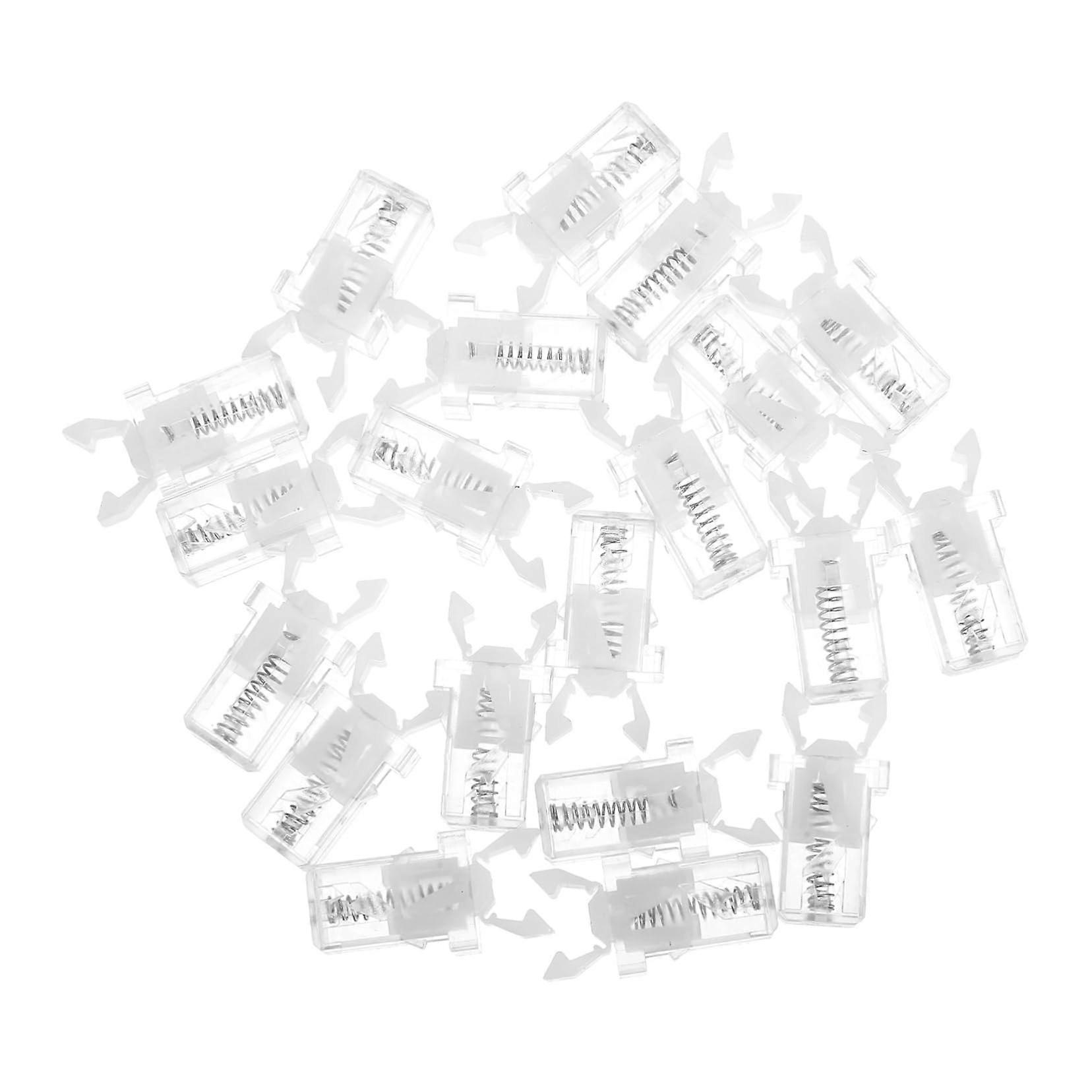 20pcs Automatic Press Lock Spring Buckle SelfLocking Latch for Trash Bin Car Box Home Use
