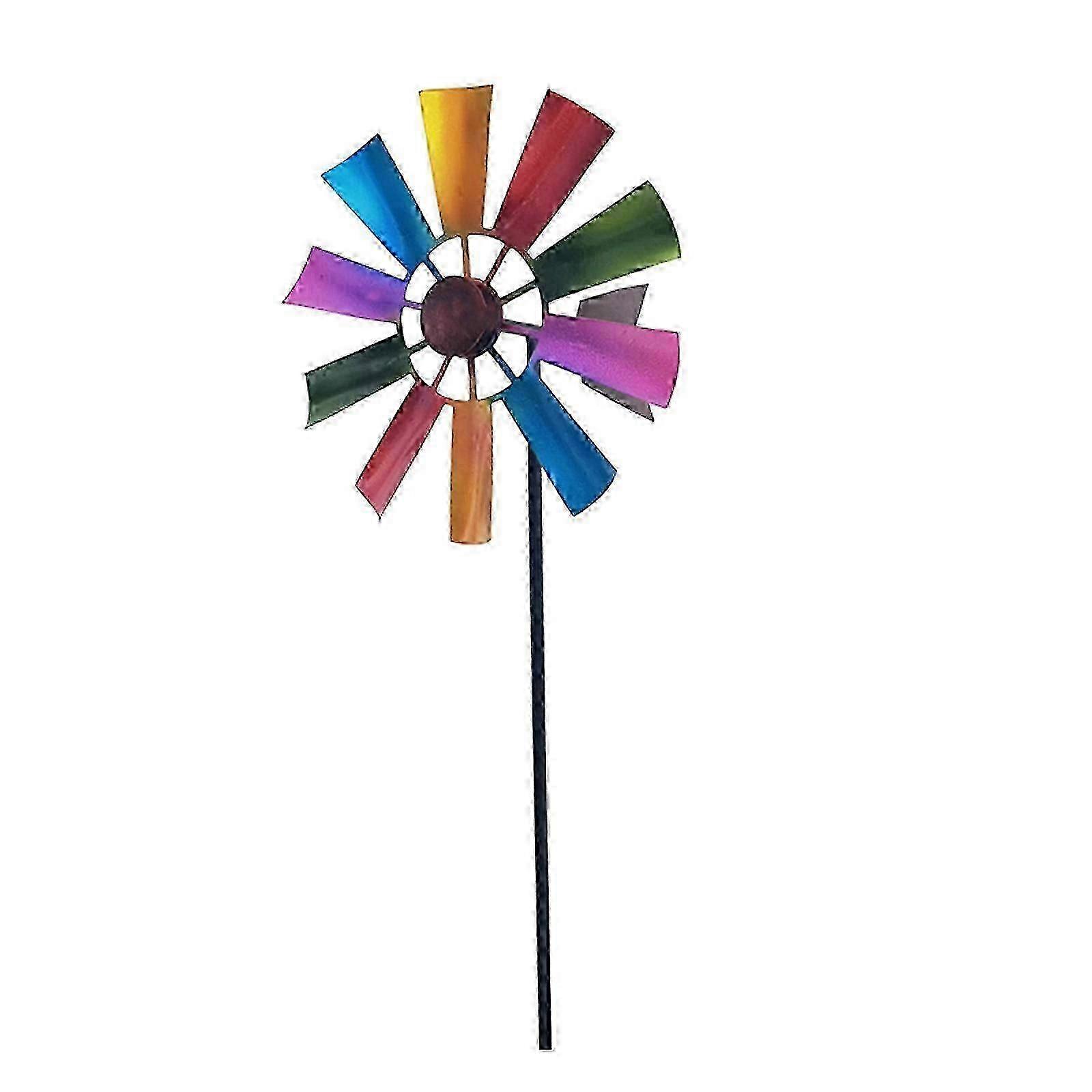 Rust-Resistant Rotating Metal Wind Spinner