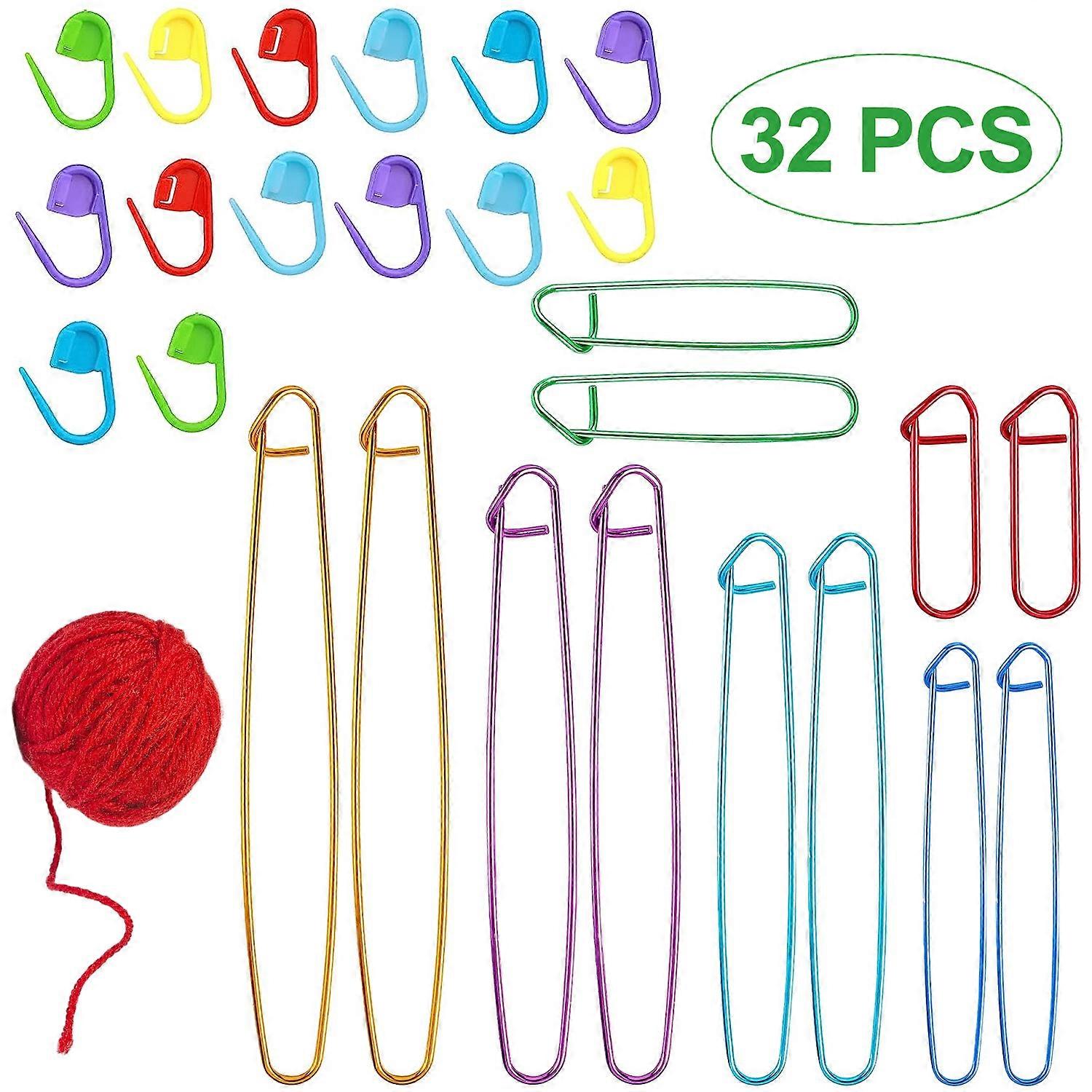 Cable Stitch, Locking, Safety Knitting Stitch Markers and Holders