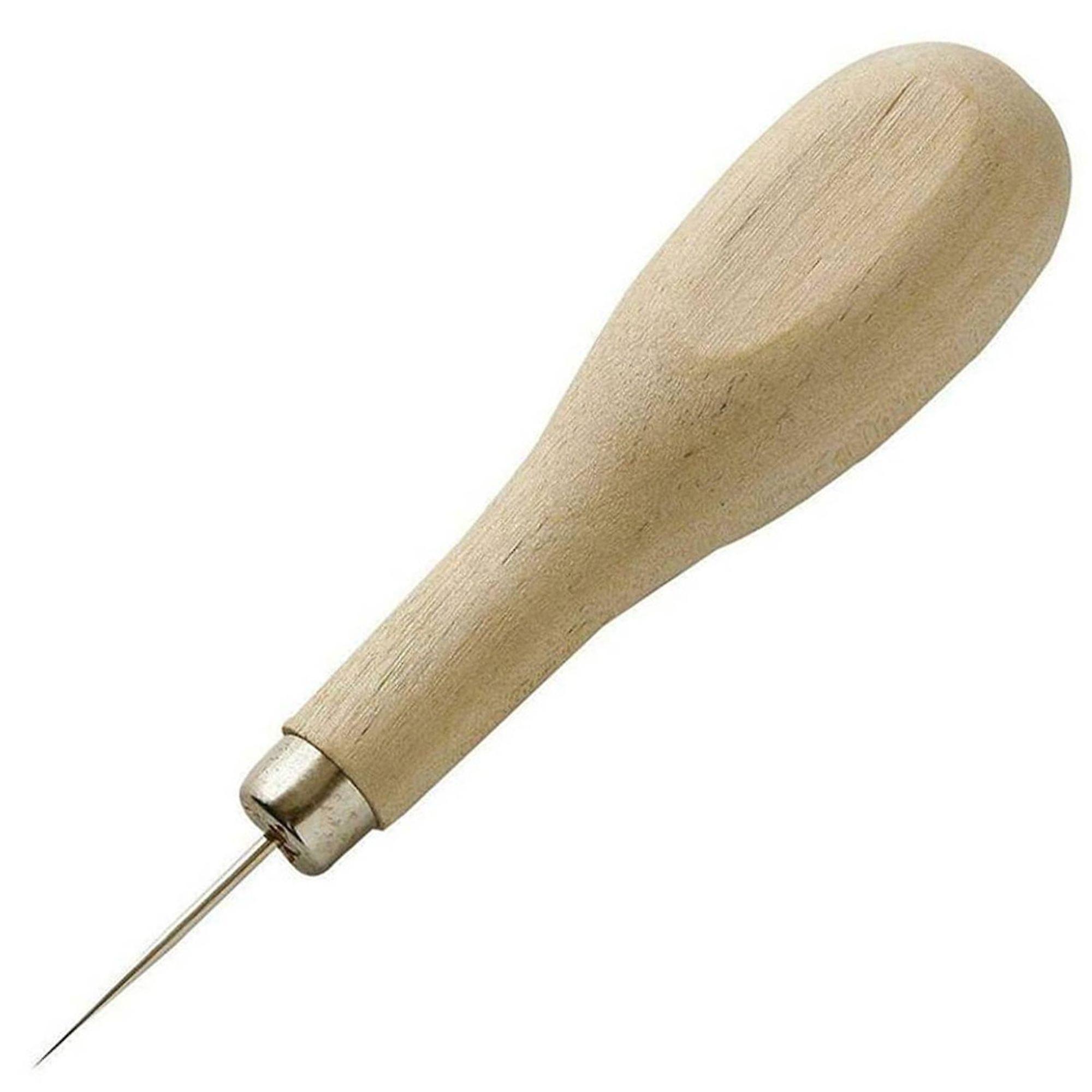 Craft Sha Leathercraft Hand Sewing Tool Round Hole Leather Stitching Scratch Awl