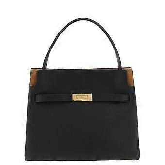 Tory Burch Black Lambskin Shoulder Bag