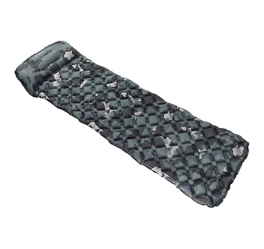Ultralight Inflatable Camping Sleeping Pad With Pillows - Folding Travel Mat For Hiking & Trekking