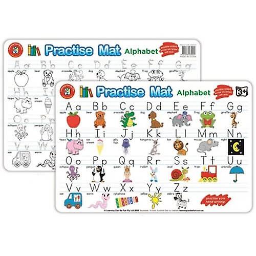 ALPHABET 引人入胜 丰富多彩的学习可以是有趣的练习垫 42x28cm 年龄 3+