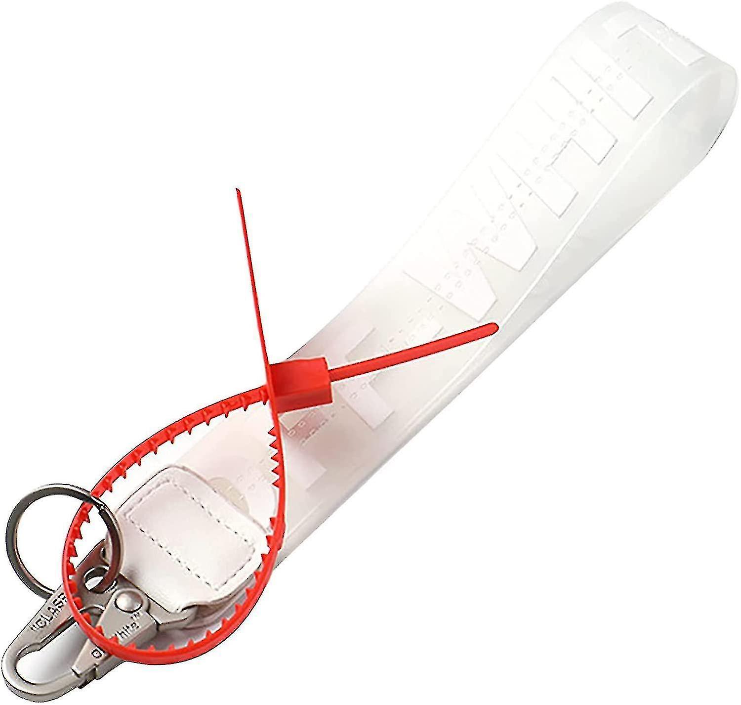 Personality Off White Keychain Wristlet Lanyard For Keys Wallet