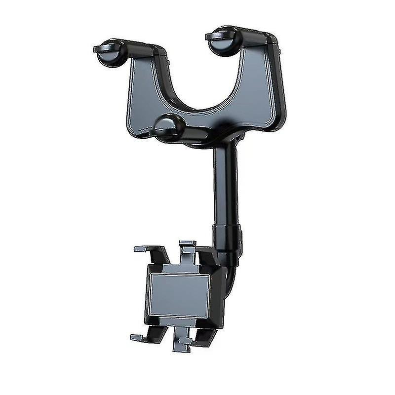 360 Rotatable And Retractable Car Phone Holder Rearview Mirror