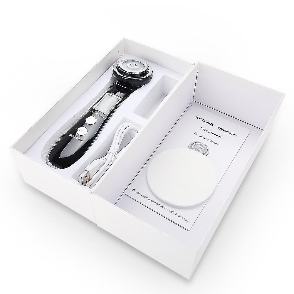 New 4-in-1 Photon Therapy Rf Ems Microvibration Beauty Machine Wrinkle Removal Black White