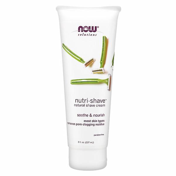 Now Foods Nutri-Shave 天然剃须凝胶,8 盎司(1 件装)