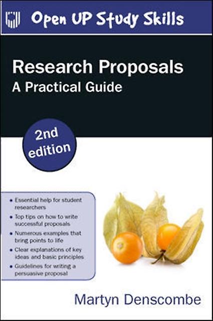 Research Proposals 2e by Martyn Denscombe Paperback