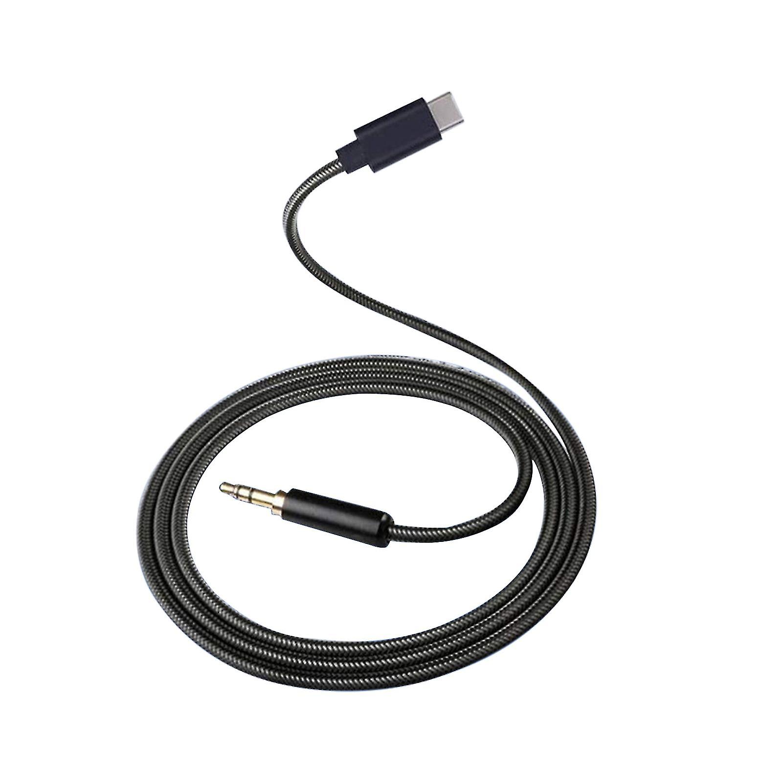 タイプc to Aux 3.5mmオーディオケーブルロスレスサウンドプラグは、Huawei Mate 30用オーディオケーブルアダプタを簡単に運ぶ銅線を簡単に再生します