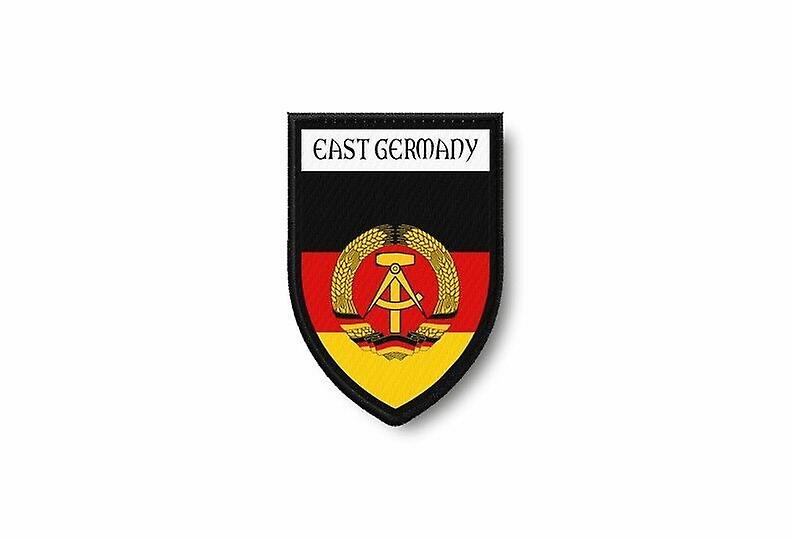 Patch Ecusson Termocollant Bord Brode Flag Prints Alemagne L-apos;Est Rda Ddr