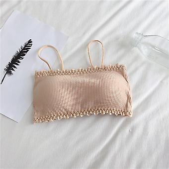 Women's Thin Bra Vest Underwear Stretchy Breathable Cotton Camisole For Party Shopping Daily Wear