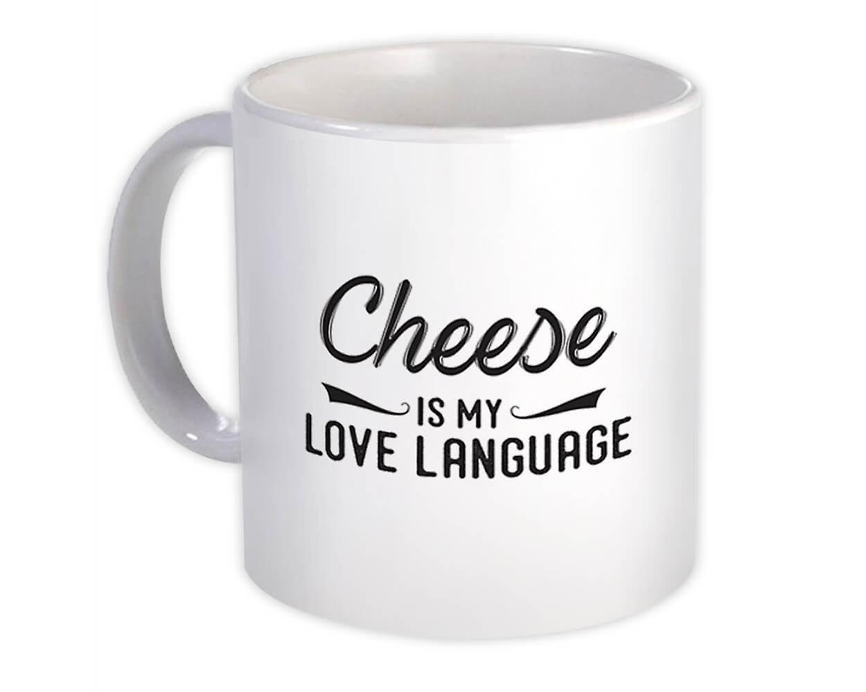 Presentmugg: Cheese Love Language för