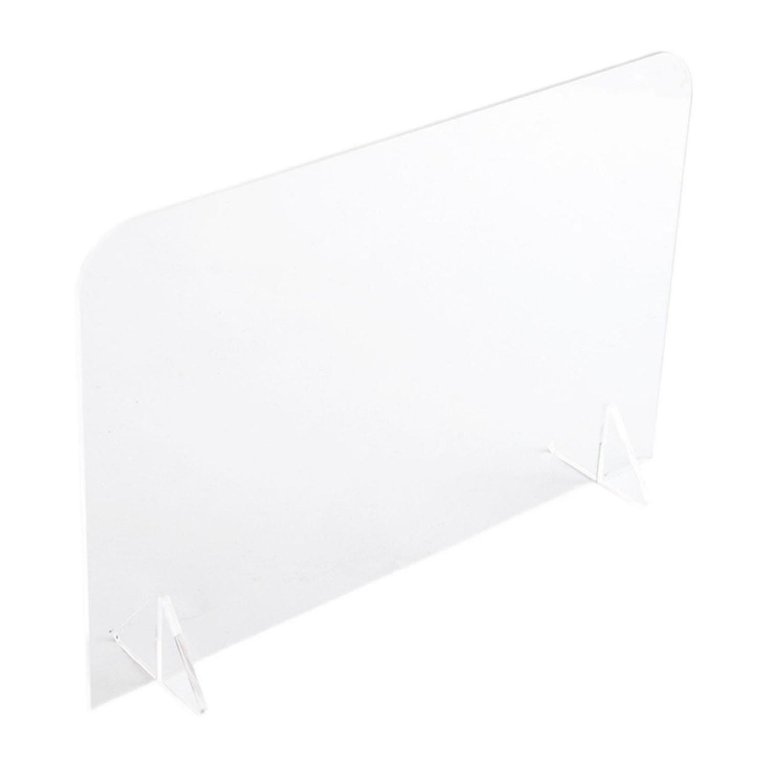 Acrylic Note Board with Base Stand Transparent Durable Lightweight Long Lasting Reusable for Home