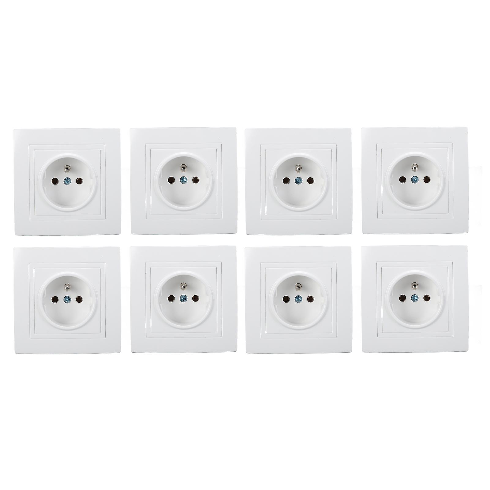 French Standard Socket, 16A, 220V, Wall Mounted