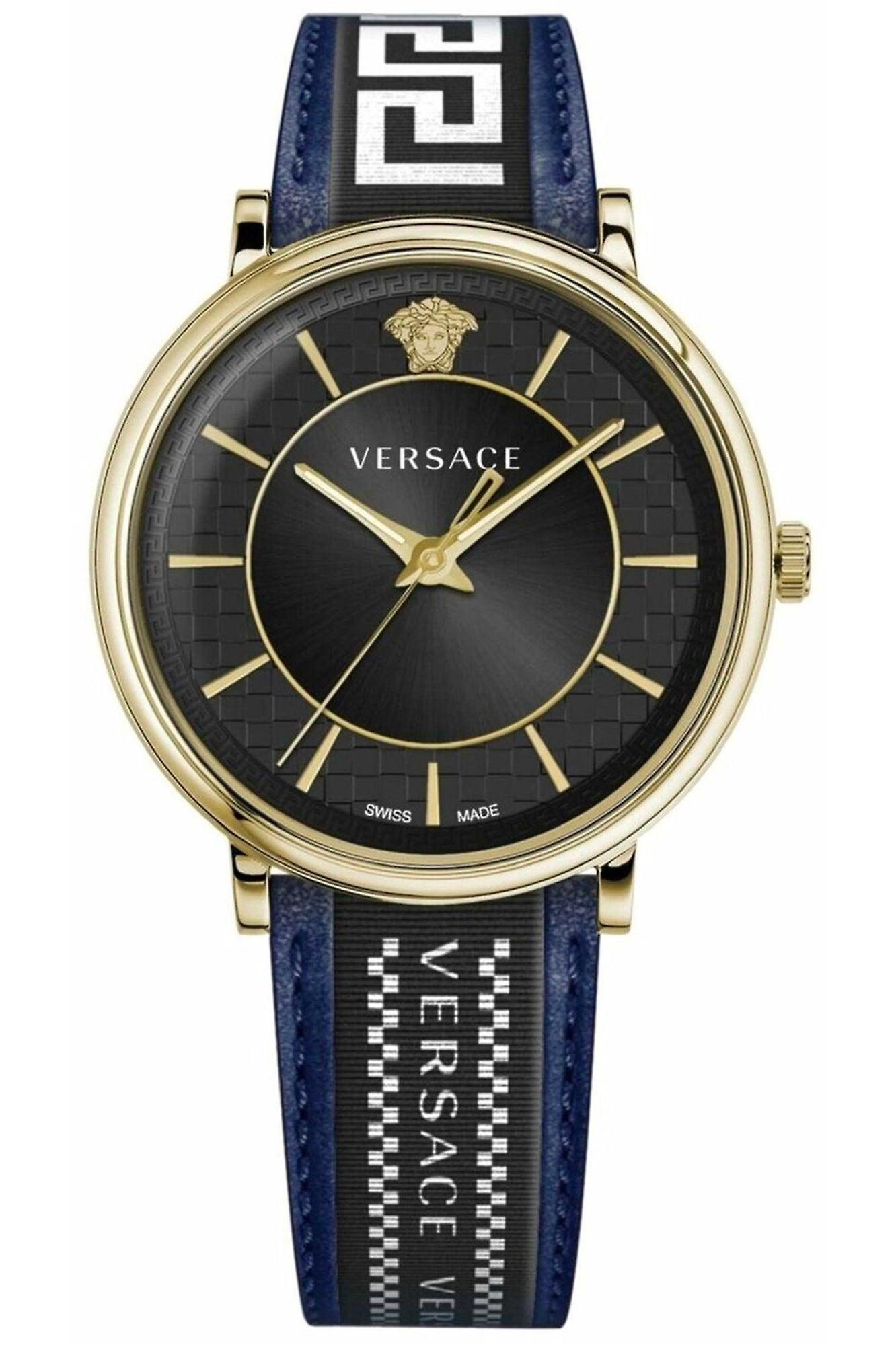 Versace VE5A01521 - Läder Hane Kvarts Analog