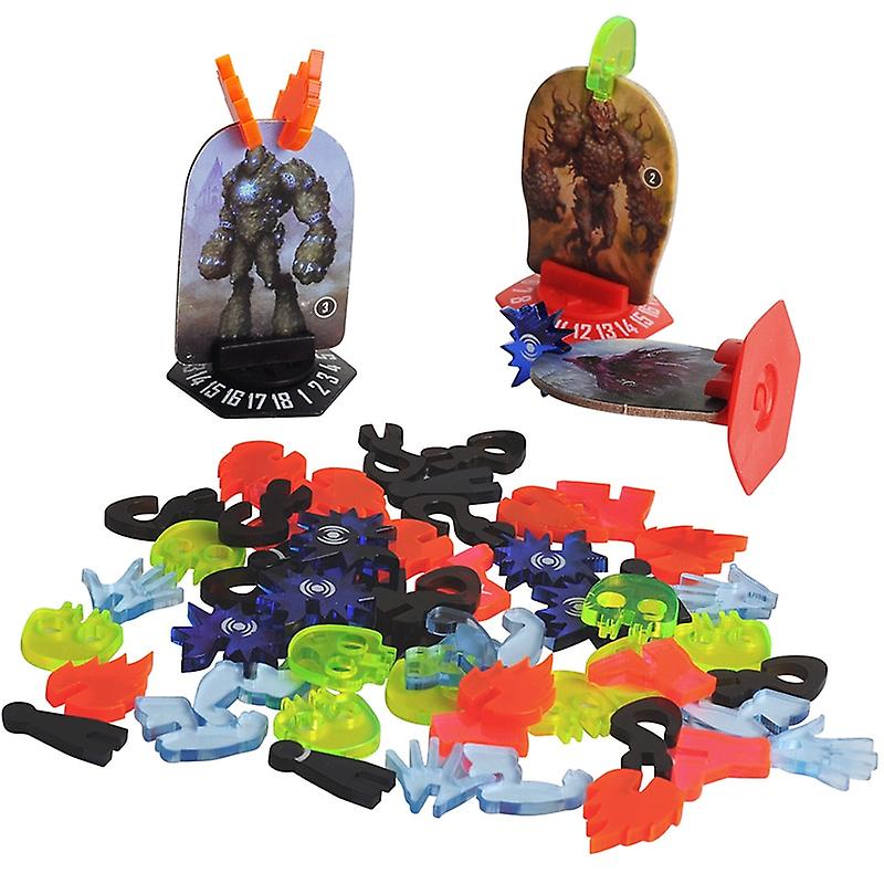 Condition Tokens Set Of 60 Acrylic Status Effects Markers Game Accessories For Gloomhaven, Forgotten Circles, Jaws Of The Lion