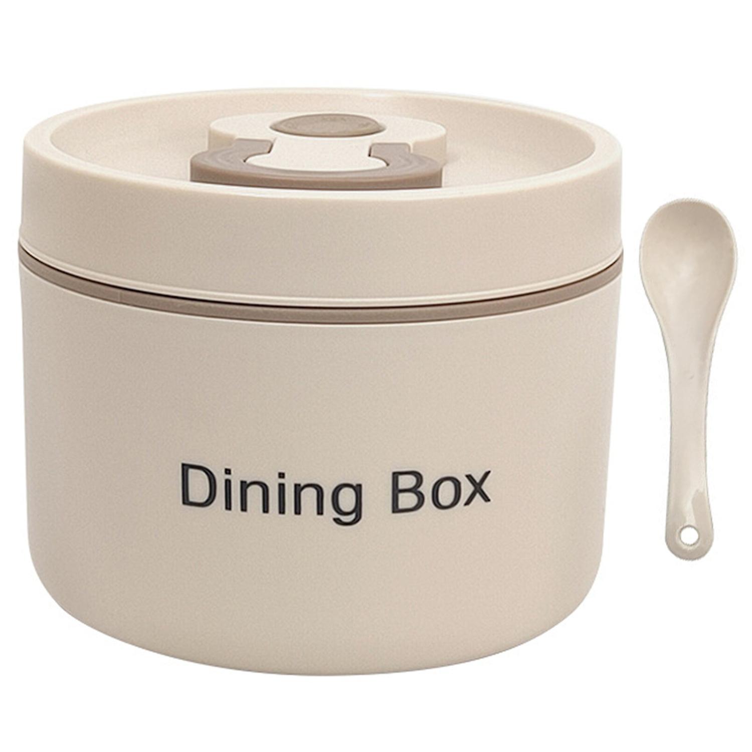 650ml/350ml Lunch Box Mirror Polish Good Sealing Stackable Thermal Food Container Lunch Storage Box