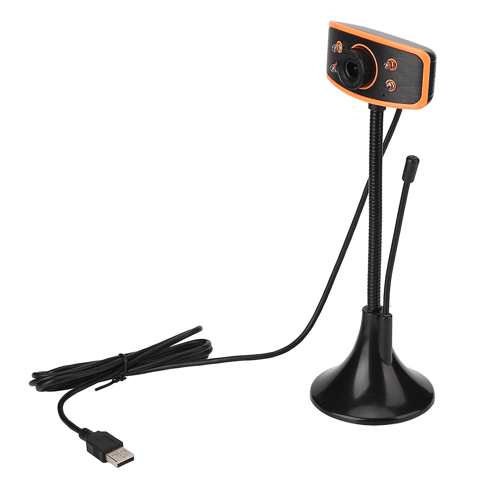 1080P HD USB Webcam with Mic 1.4M Cable for Laptops & PCs