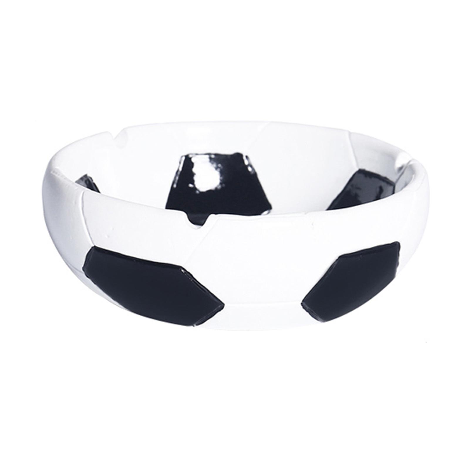 Creatives Big Resin Ashtray Cigars Cigarettes Ashtray Football Basketball Shape for Patio Outside