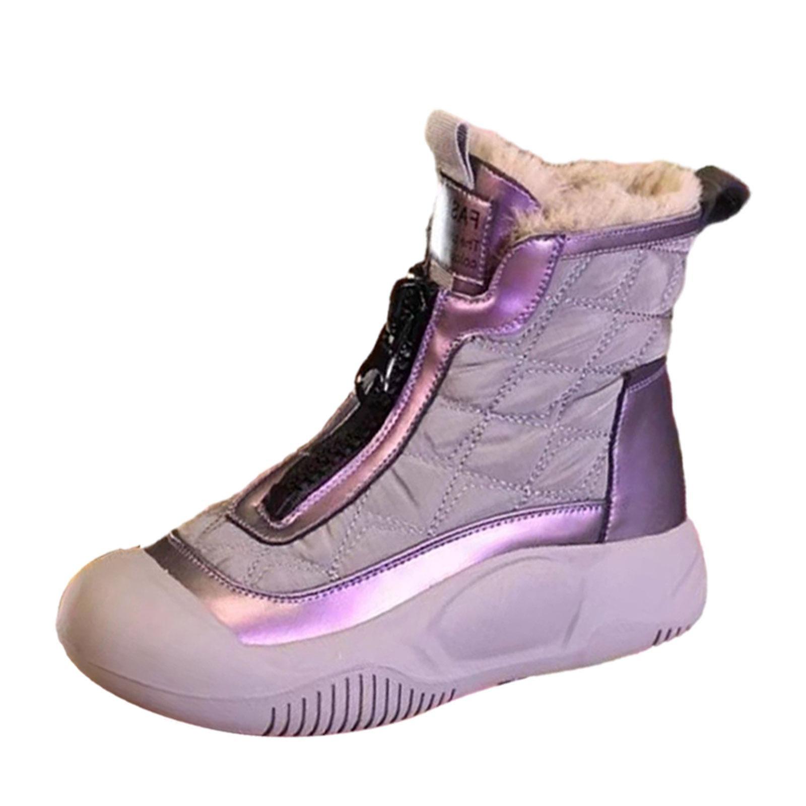 Women Winter Snow Boots Footwear Thickened Winter Shoes Mid Calf