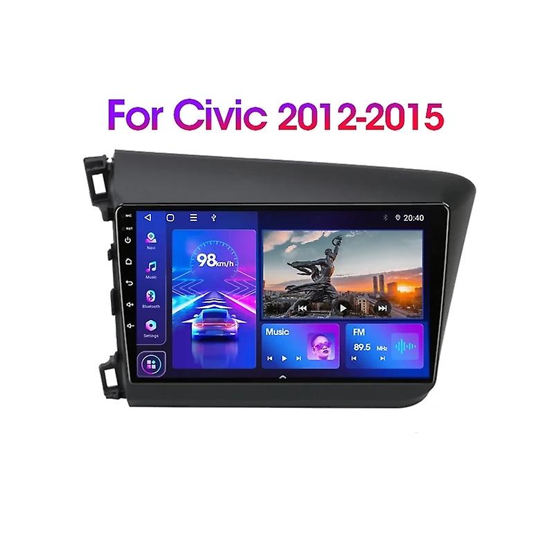 Android Car Radio Multimidia Video Player Navigation GPS Autoradio For HONDA CIVIC 2012-2015 Carplay
