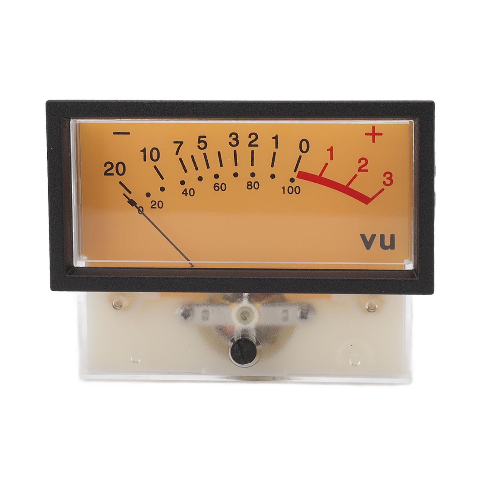 12V High Accuracy VU Meter Header DB Audio Level Header Power Amplifier Level Meter with Backlight 1000UA 50Ω 