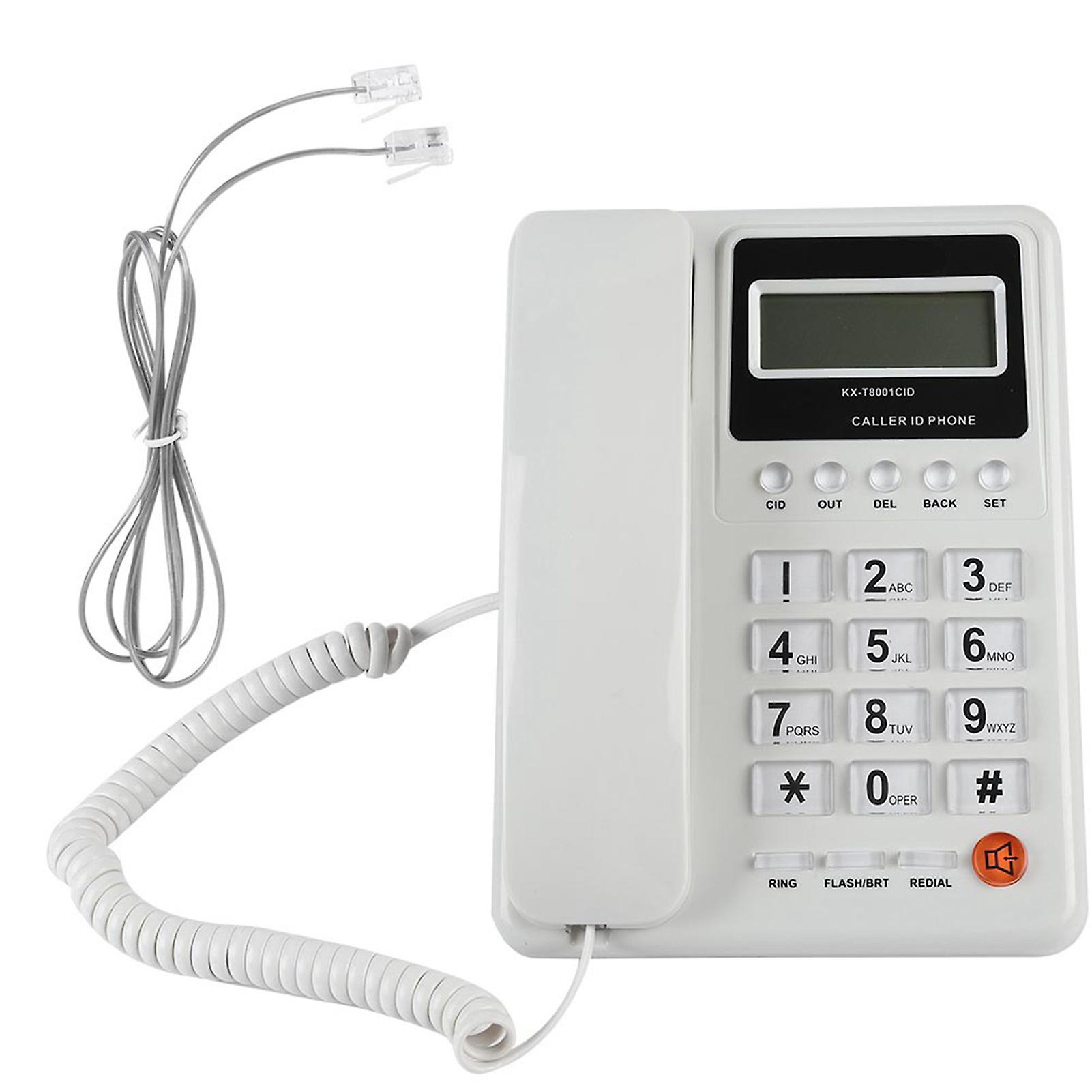 Wired desktop phone Suitable for use in homes, hotels, and with fixed lines
