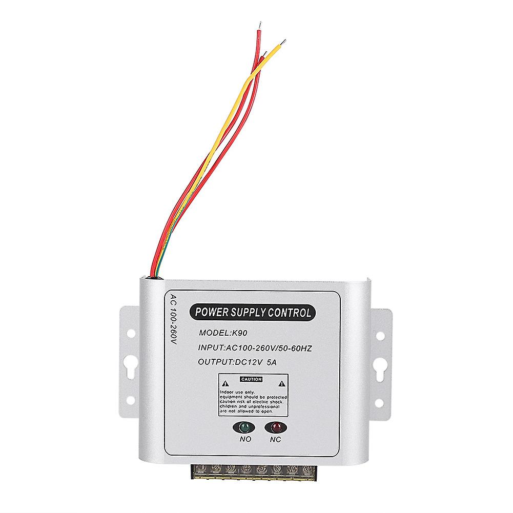 12V 5A Power Supply Adapter for 110-240V Door Access Control System