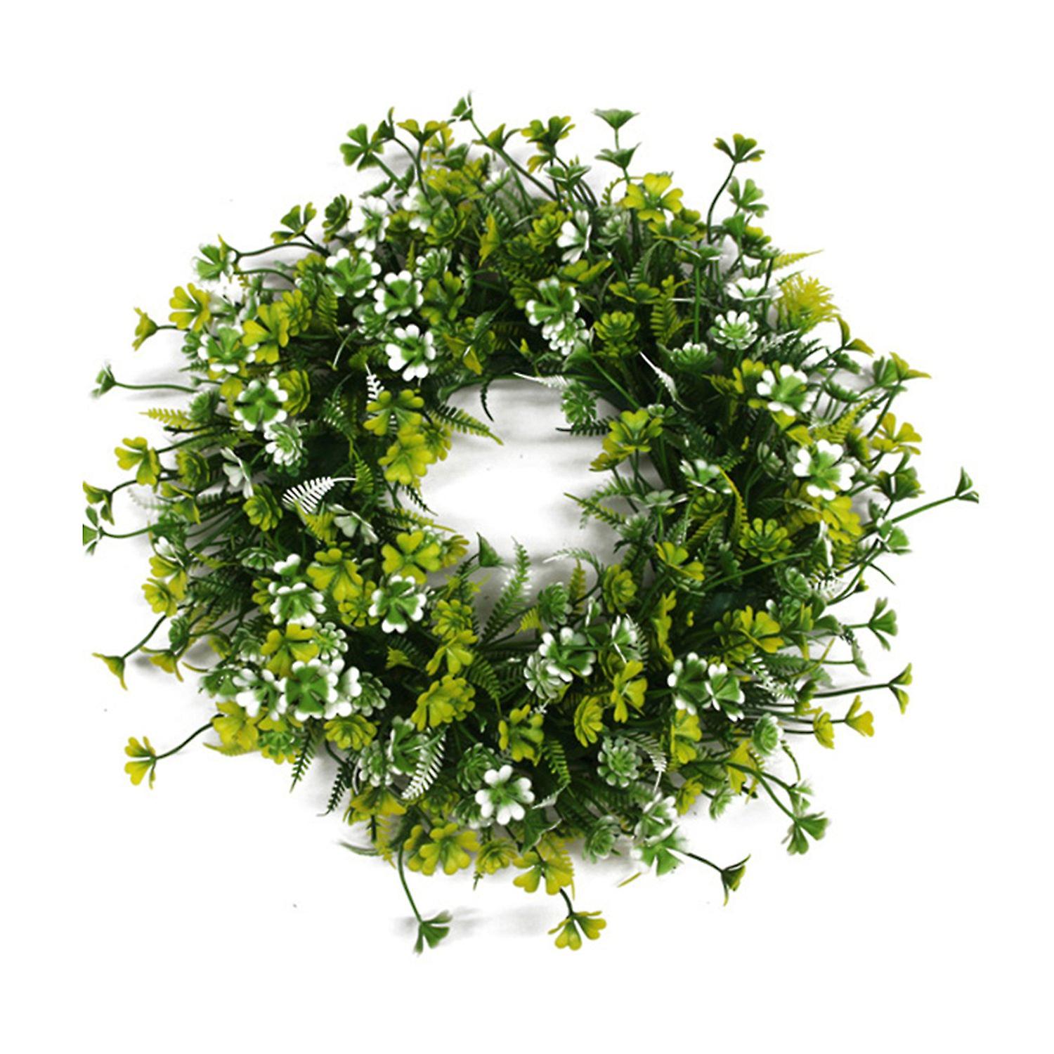 1 Set Artificial Wreath Never Fade Easy Care Front Door Simulation Eucalyptus Garland Decoration Hom